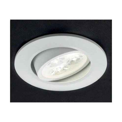 Spot LED incastrat MT 115 70316, 3W, lumina neutra, orientabil, alb mat