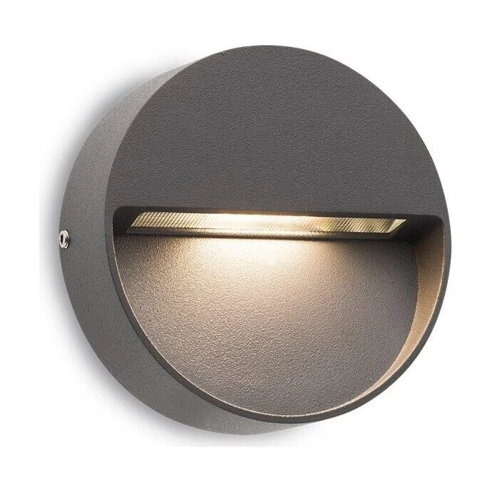 Aplica Led SMD pentru exterior Even din aluminiu gri inchis 9149 Redo