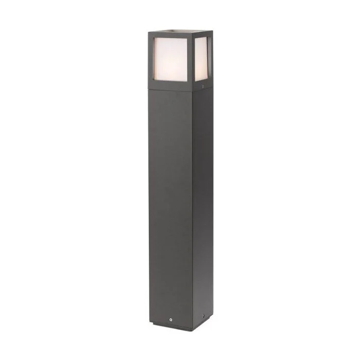 Stalp pentru exterior Brick din aluminiu gri inchis 9644 Redo Outdoor