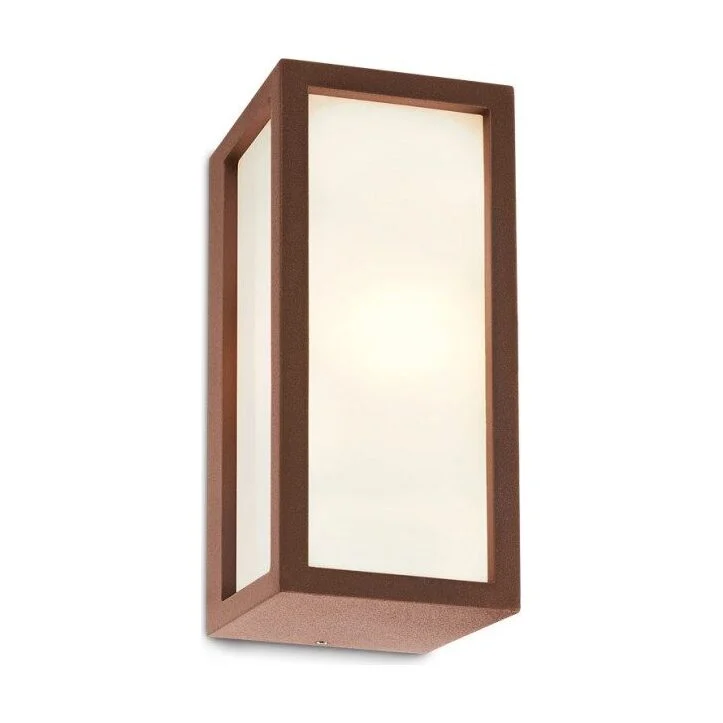 Aplica pentru exterior Brick din aluminiu culoare ruginie 9897 Redo Outdoor