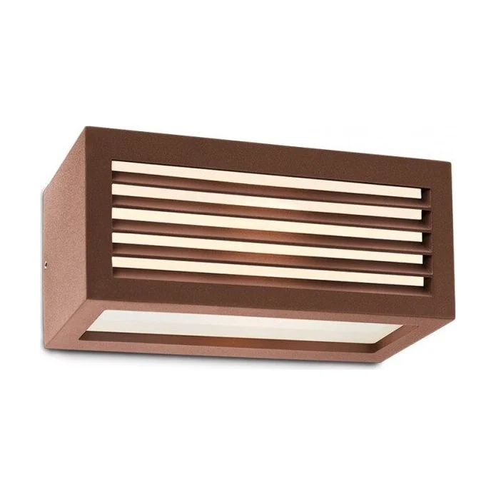 Aplica pentru exterior Brick din aluminiu culoare ruginie 9899 Redo Outdoor