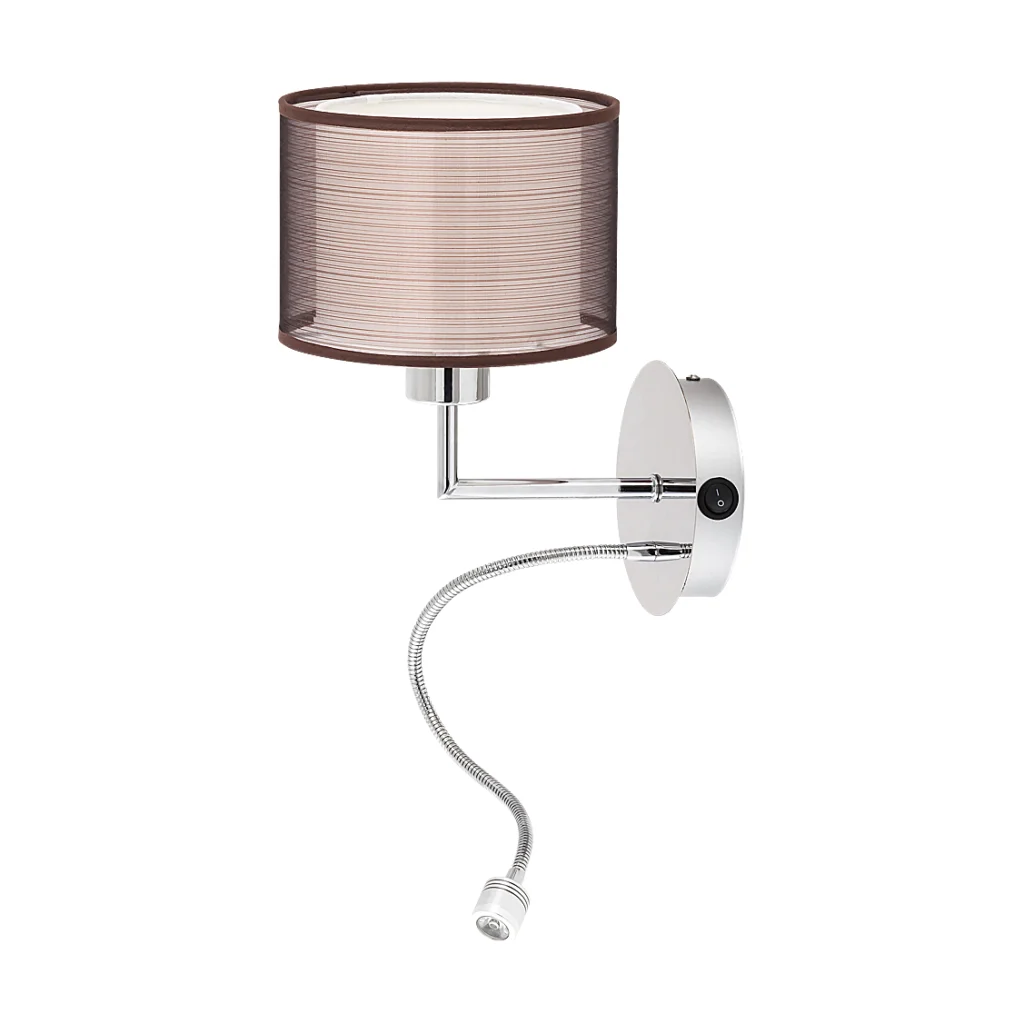 LAMPA DE PERETE CU STRCTURA METAL CROMAT ANASTASIA 2629 RABALUX