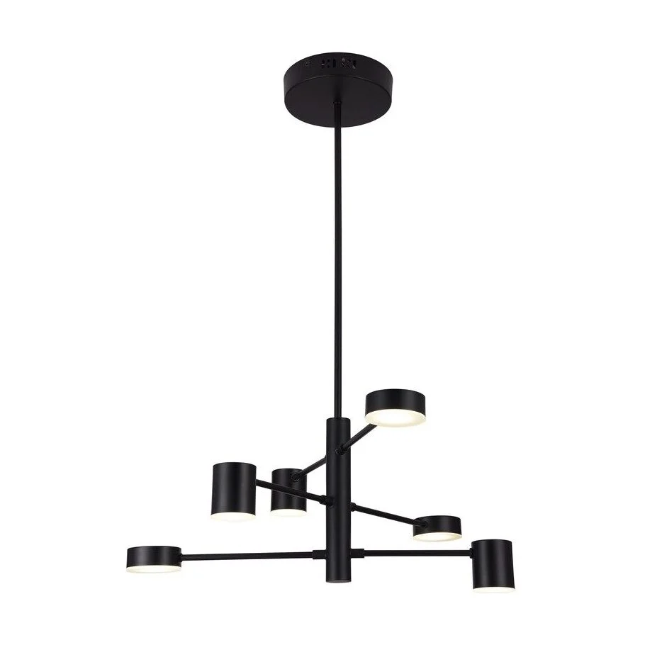 PENDUL METAL NEGRU MAT SOLOMON 6355 INDUSTRIAL&NORDIC RABALUX