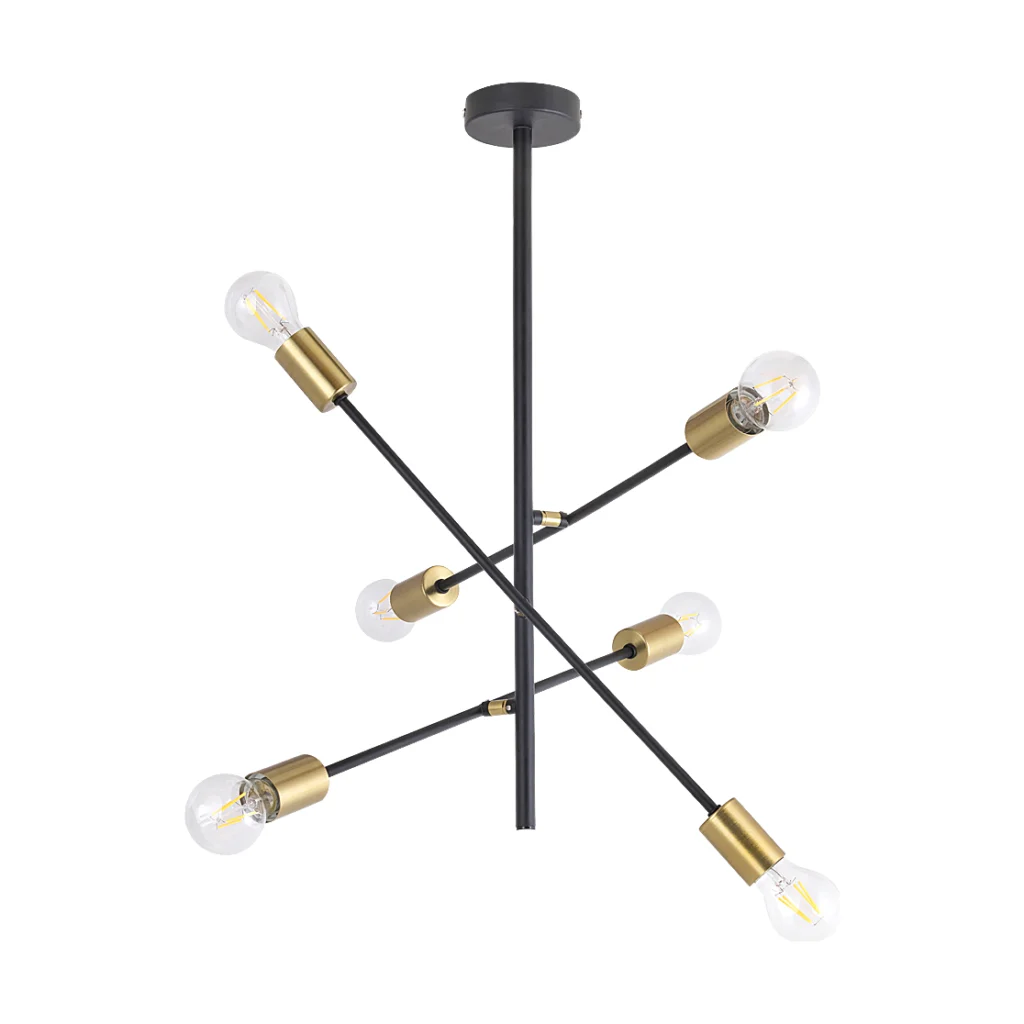 PENDUL METAL NEGRU LANNY 2104 INDUSTRIAL&NORDIC RABALUX