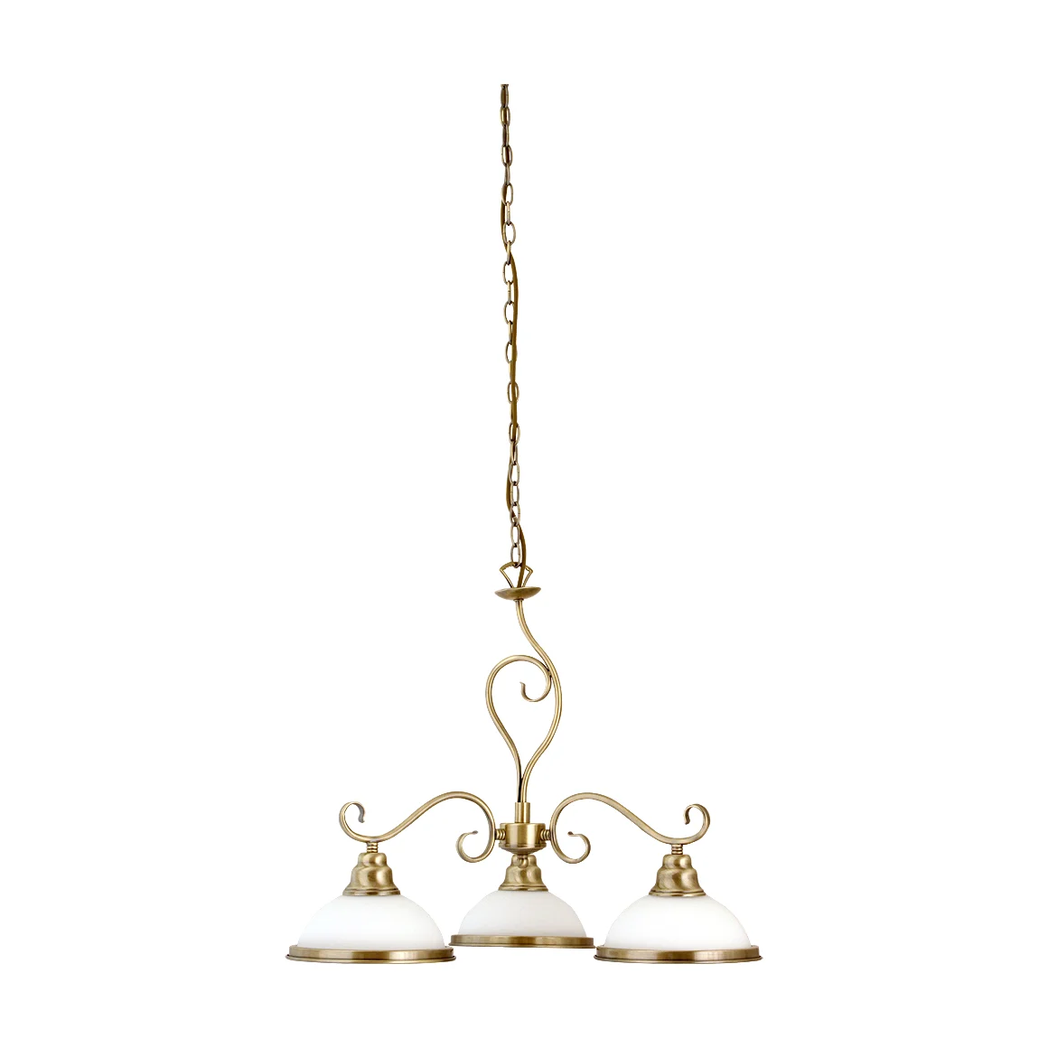 Candelabru cu structura metalica si abajur din sticla ELISETT 2753 RABALUX