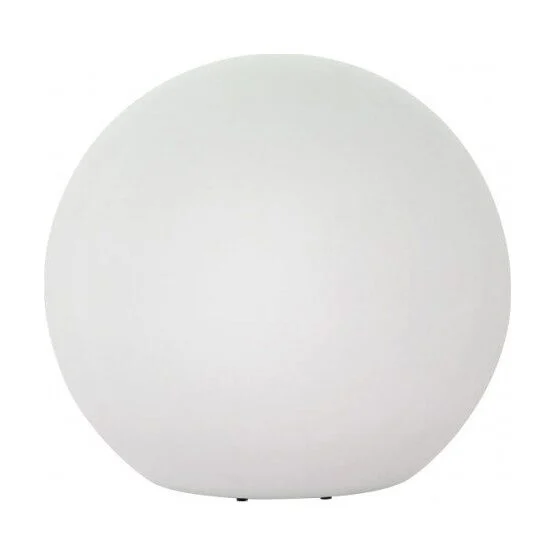Corp decorativ exterior Baloo formă sferică din polietilenă albă rezistentă la raze UV E27 9968 Redo