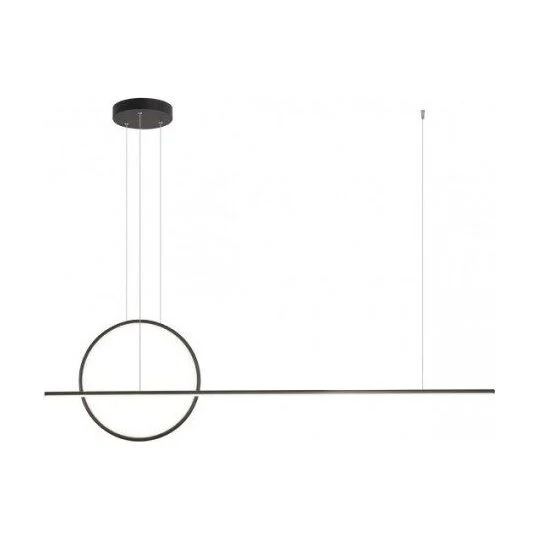 Lustra Redo Giotto - 01-1735, negru mat, LED, 49W, 3724 lumeni, alb cald 3000K