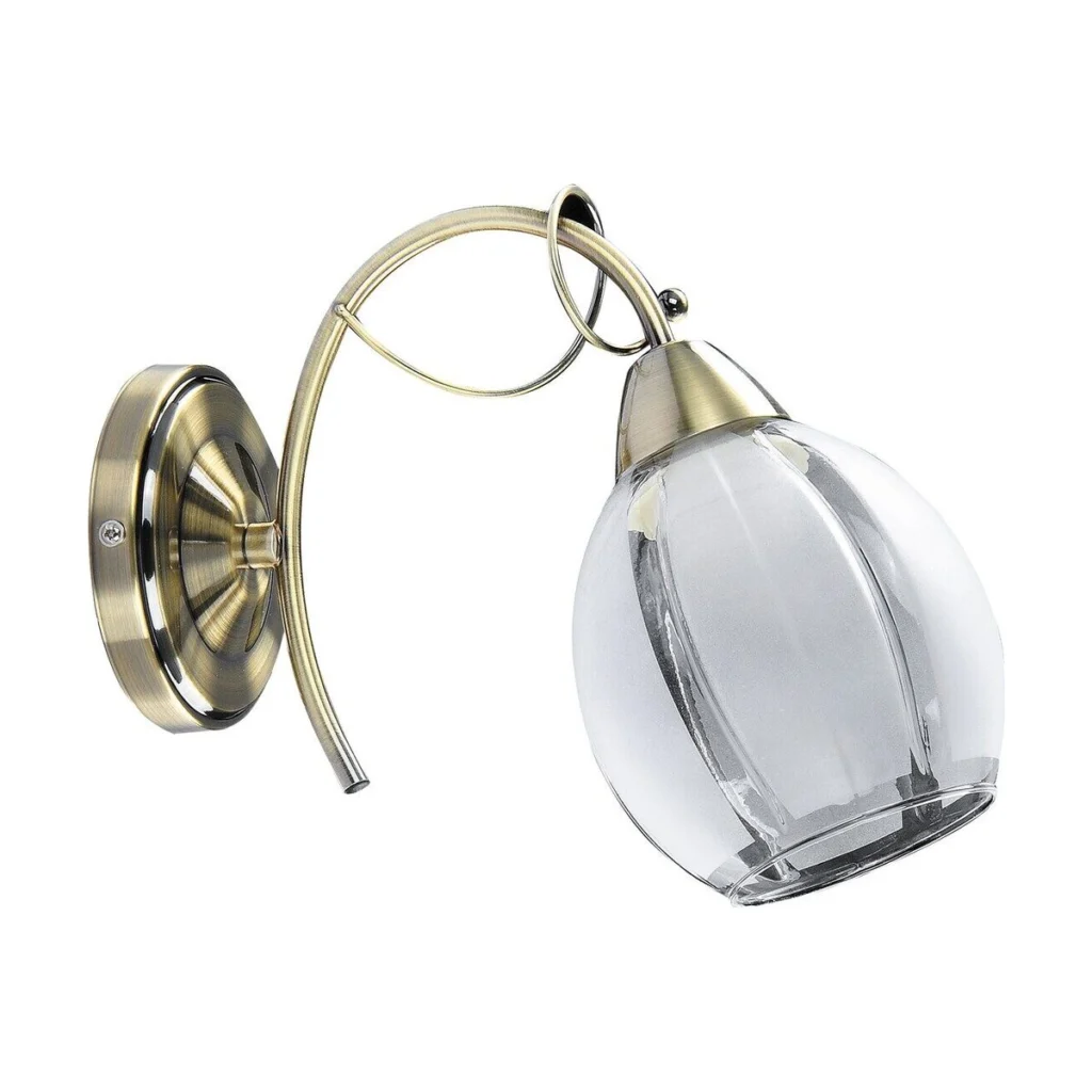 LAMPA DE PERETE CLASICA CU ABAJUR DIN STICLA JOEL 2269 RABALUX