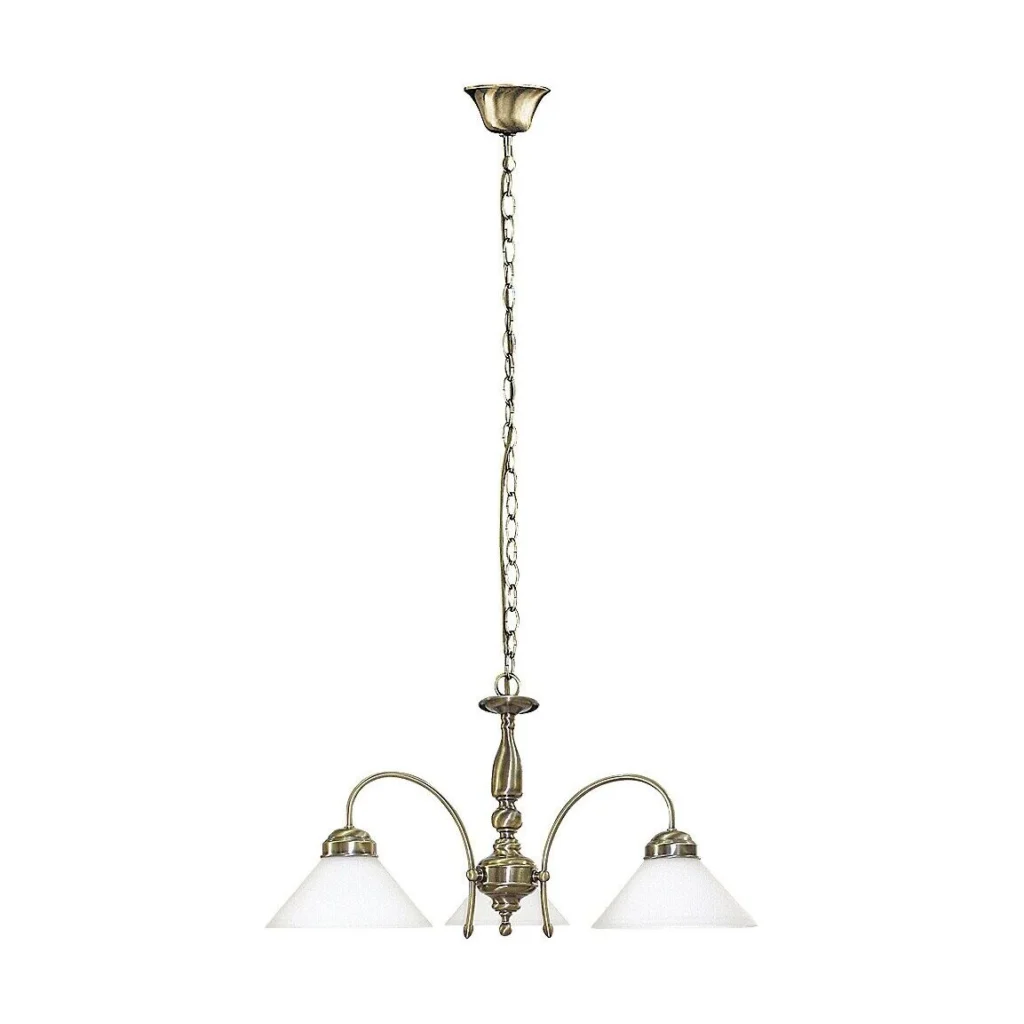 CANDELABRU CLASIC CU ABAJUR DIN STICLA ALBA MARIAN 2703 RABALUX
