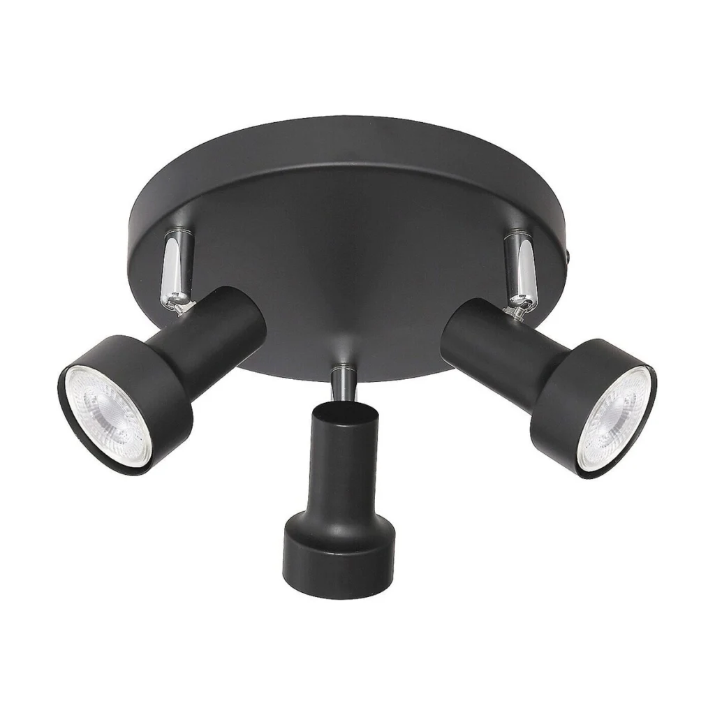 PLAFONIERA METAL NEGRU KONRAD 5324 INDUSTRIAL&NORDIC RABALUX