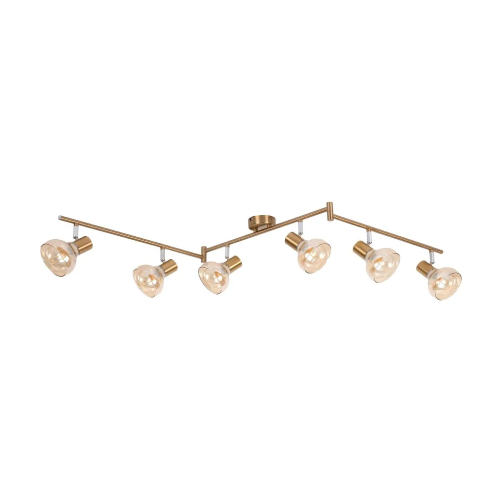 PLAFONIERA MODERNA CU SASE ELEMENTE DIN METAL CHIHLIMBAR HOLLY 5553 RABALUX
