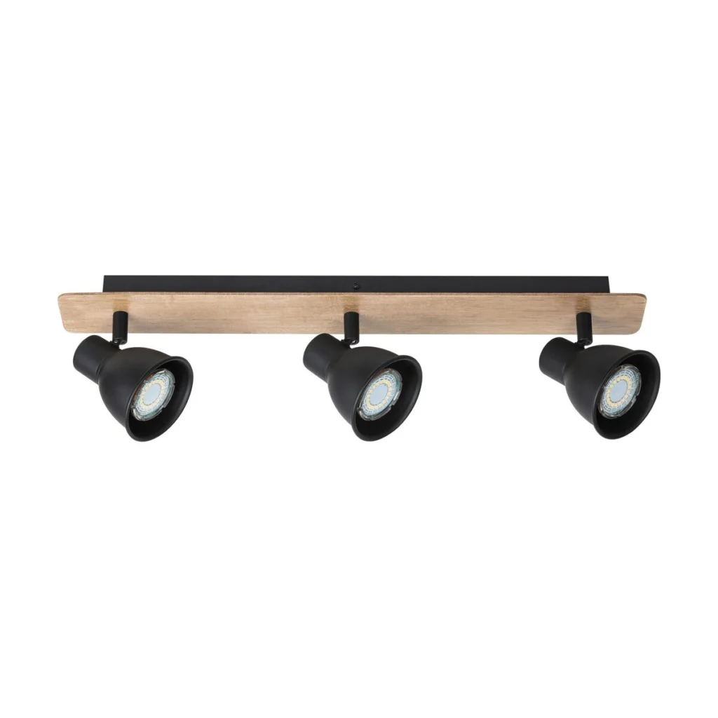 PLAFONIERA CU SPOTURI METAL NEGRU MAC 5904 INDUSTRIAL&NORDIC RABALUX