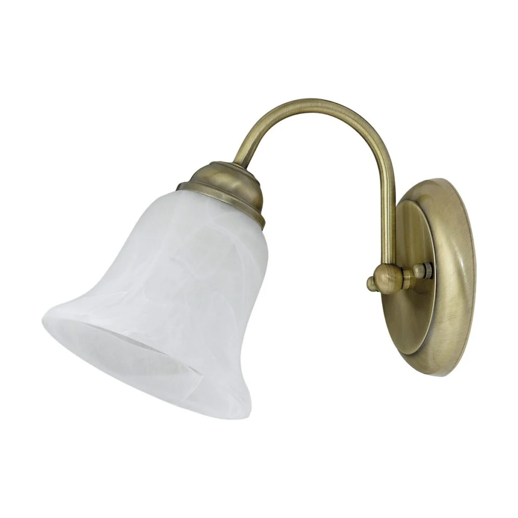 LAMPA DE PERETE PENTRU INTERIOR BRONZ CU ABAJUR DIN STICLA FRANCESCA 7371 RABALUX