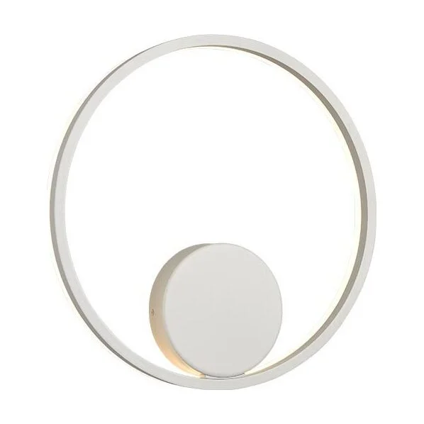 Aplica structura din aluminiu si metal vopsita alb mat ORBIT 01-1902