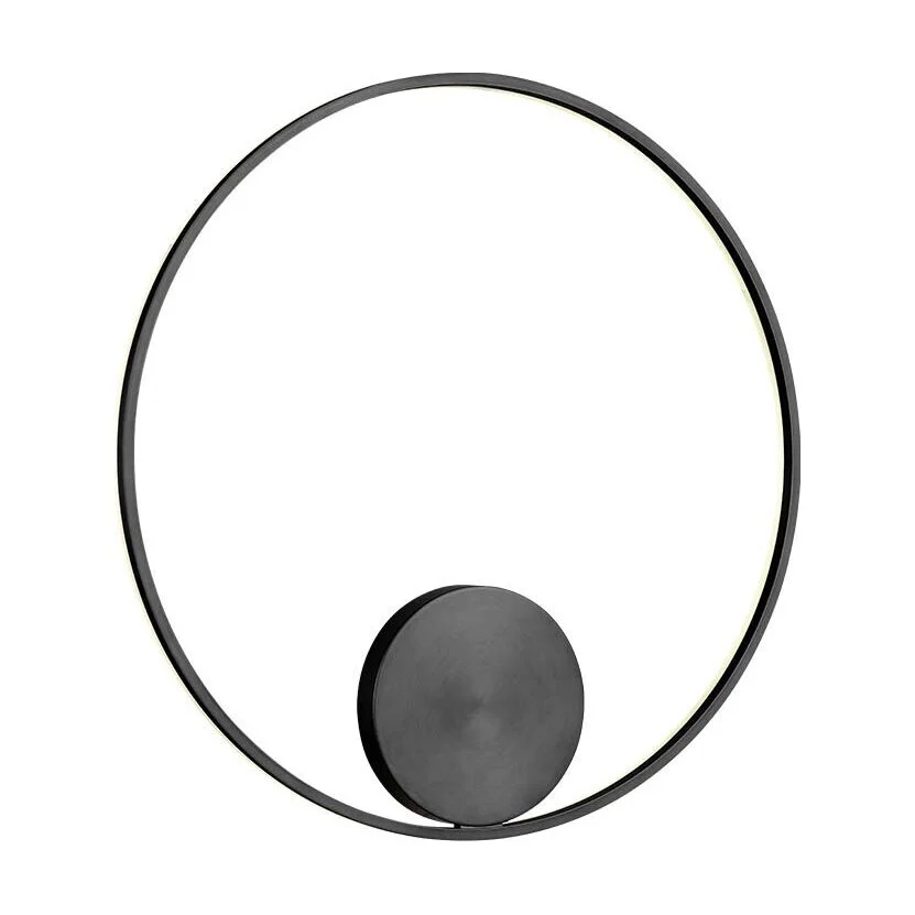 Aplica structura din aluminiu si metal vopsita negru mat ORBIT 01-1947