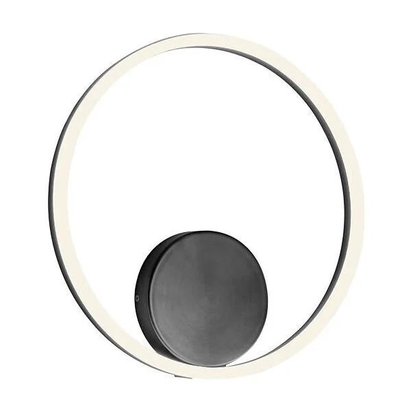 Aplica structura din aluminiu si metal vopsita negru mat ORBIT 01-1955