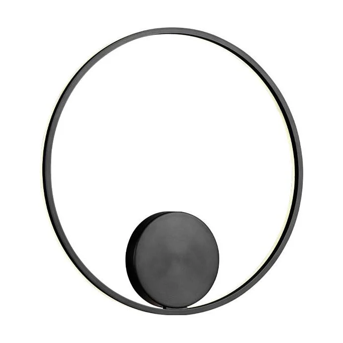 Aplica structura din aluminiu si metal vopsita negru mat ORBIT  01-1958