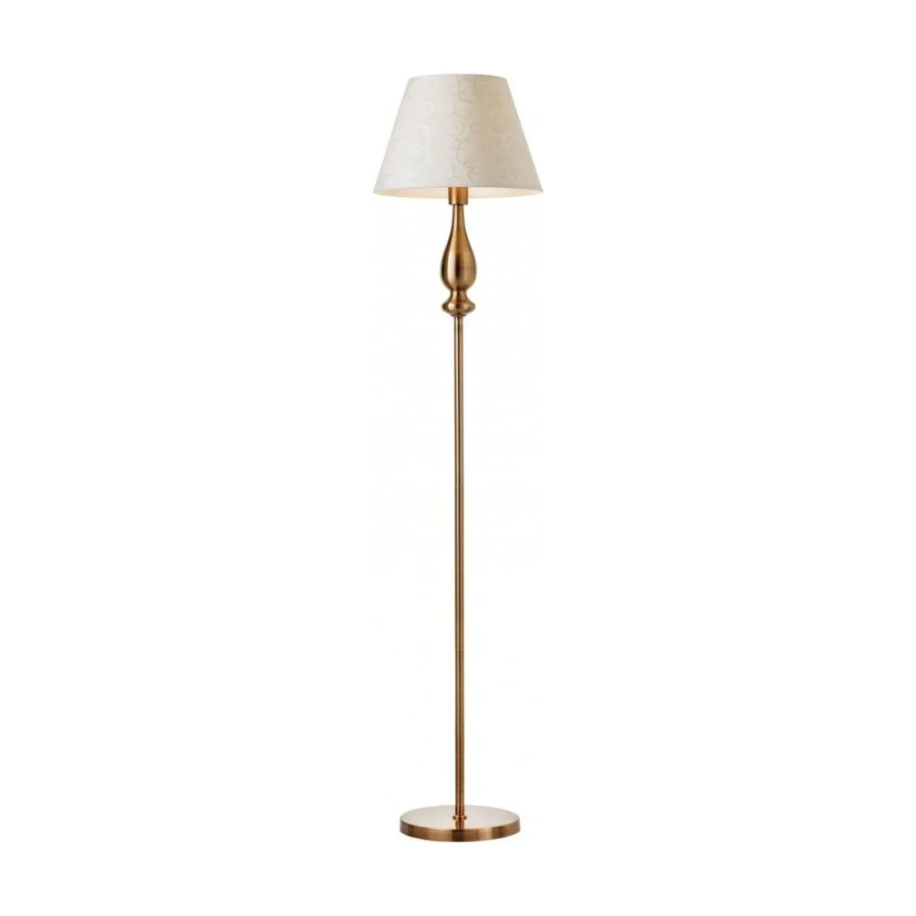 Lampadar Fabiola 02-714, 1 x E27, 1550 mm, alama antica + bej