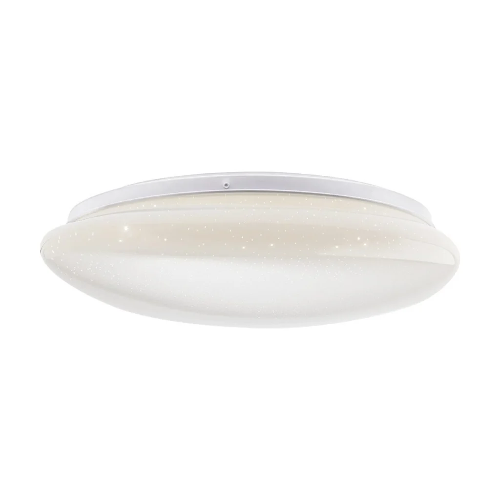 Plafoniera LED Dreamer 05-907, 36W, 2500lm, lumina neutra, alb cu efect de sclipire