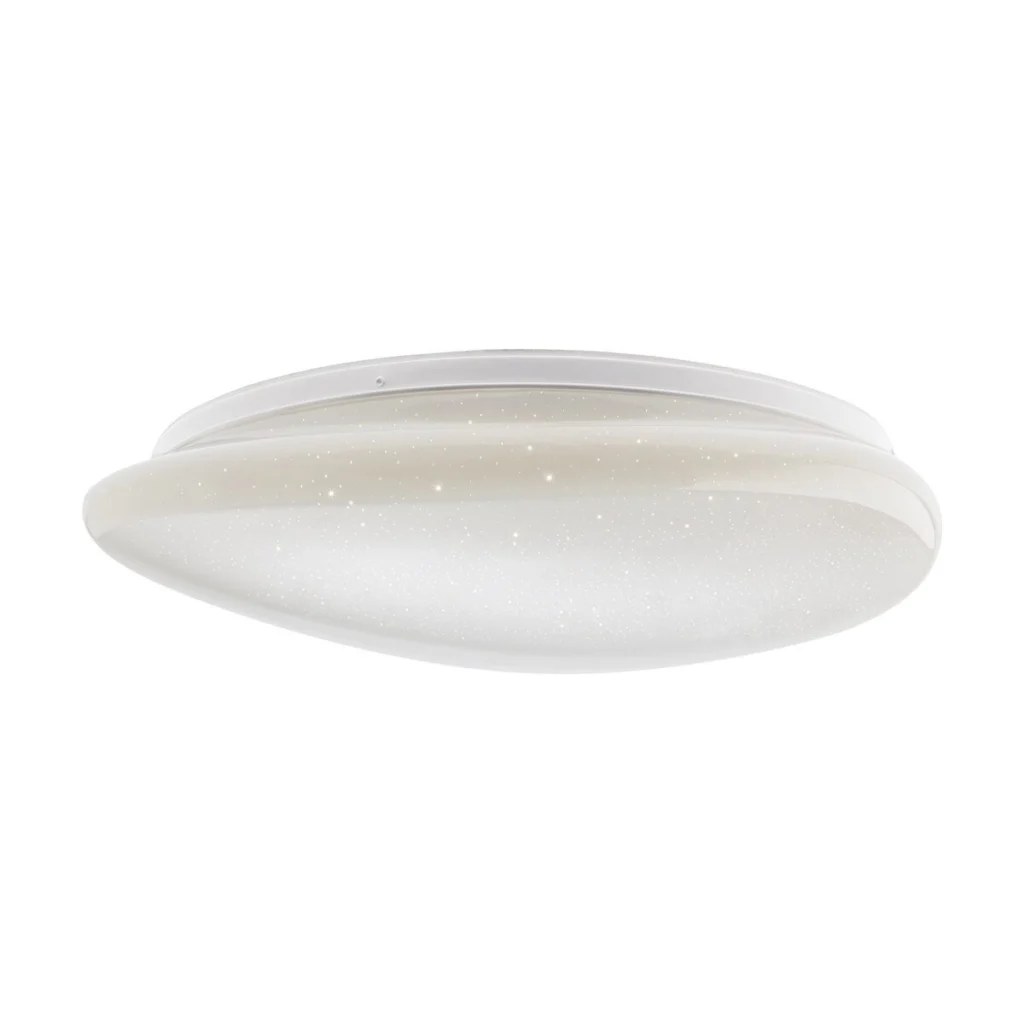 Plafoniera LED Dreamer 05-908, 48W, 3250lm, lumina neutra, alb cu efect de sclipire