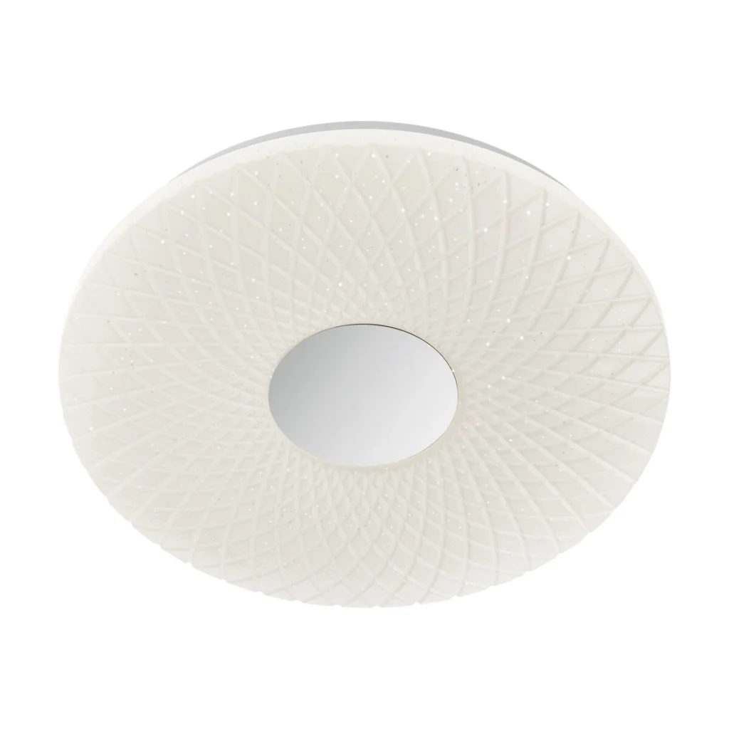 Plafoniera LED Flora 05-857, 32W, alb cu efect de sclipire