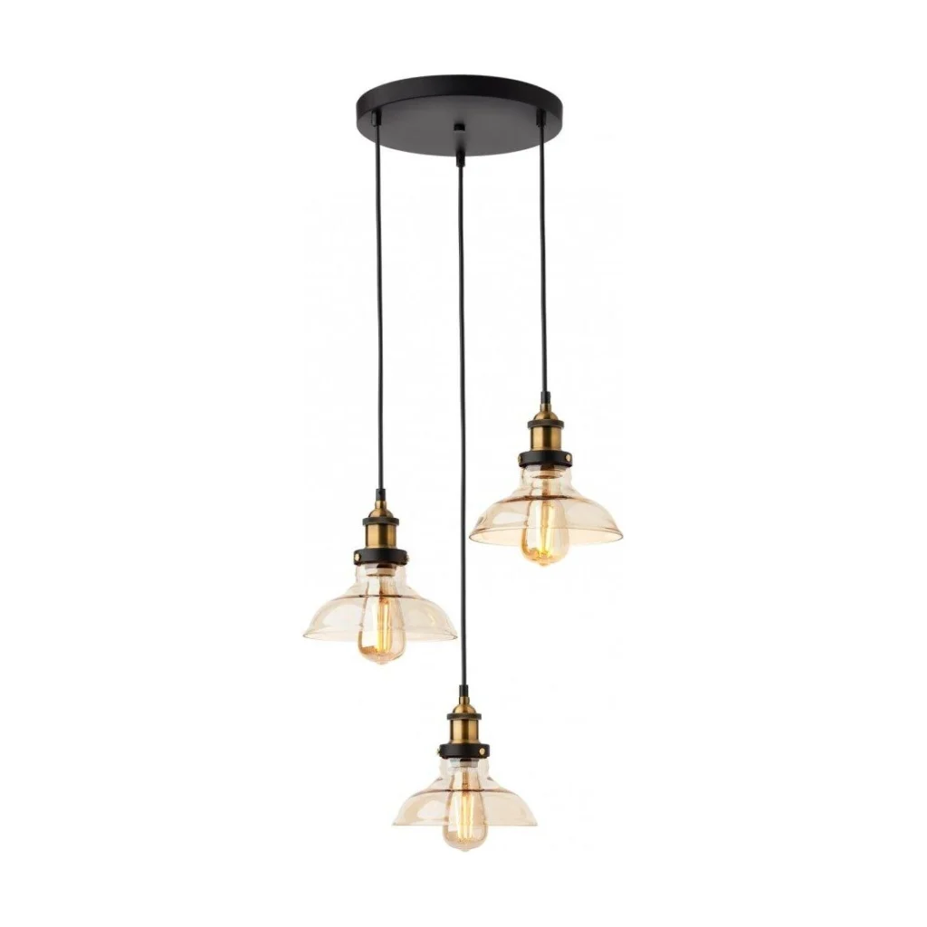 Suspensie Saville Champagne 01-1004, 3 x E27