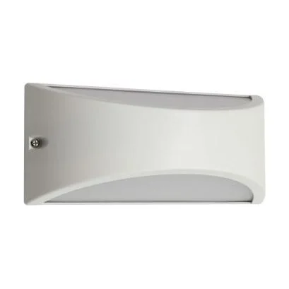 Aplica LED Scudo 90190, 10W, lumina calda, IP54, alb mat, Smarter