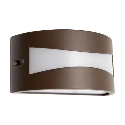 Aplica exterior LED Asti 10W lumina calda IP54 maro inchis 90189 Smarter