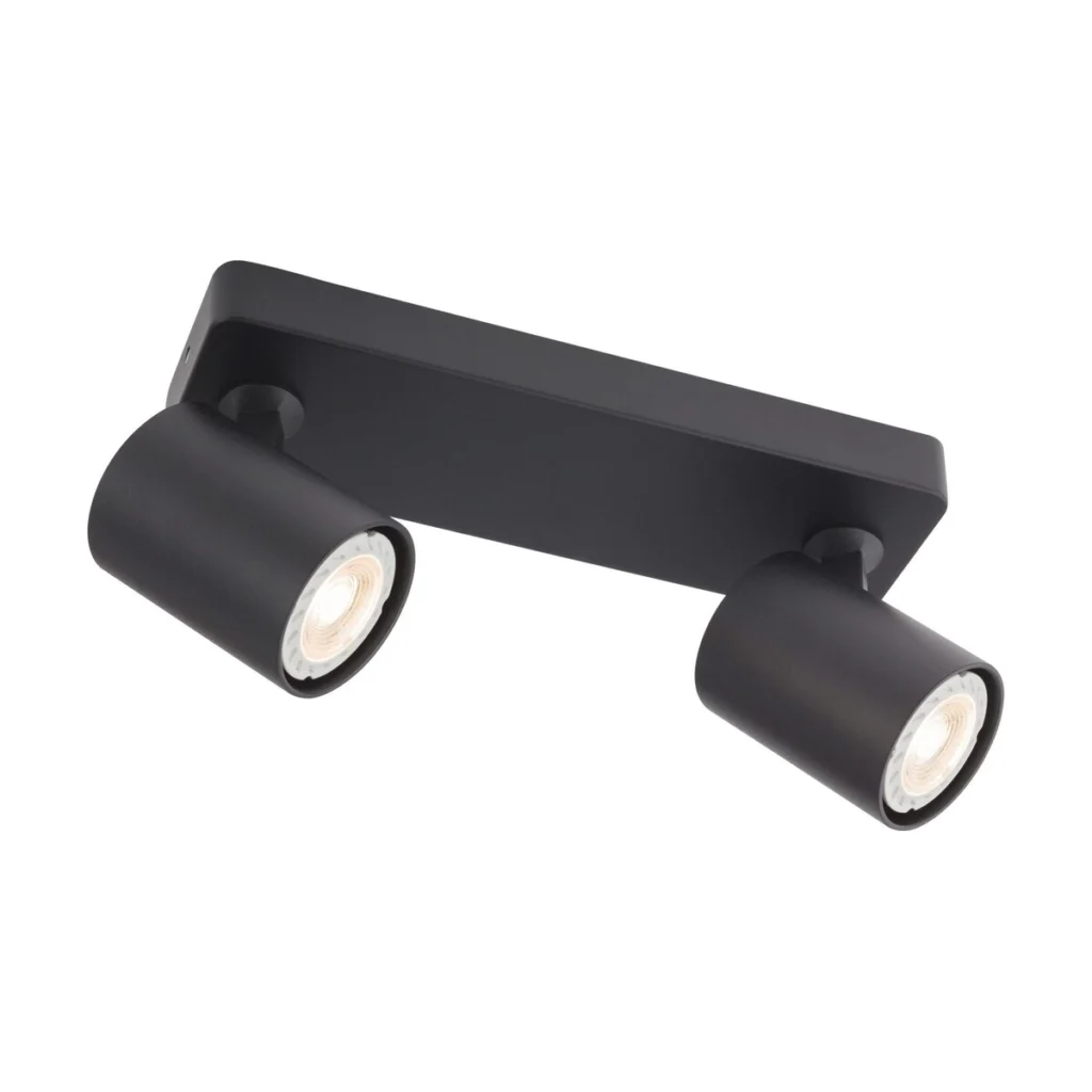 Plafoniera Cameo 04-470, 2 x GU10, neagra