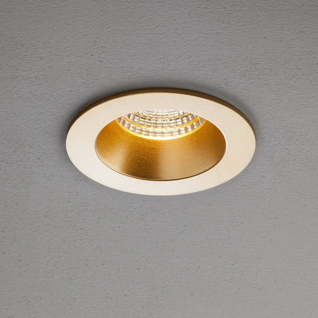 Spot LED incastrat MT 144 70381, 9W, 729lm, lumina neutra, auriu mat