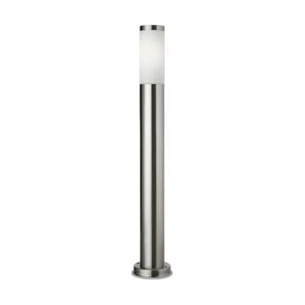 Stalp ornamental pentru exterior Colonna 9017, 1 x E27, H 65 cm, inox, Smarter