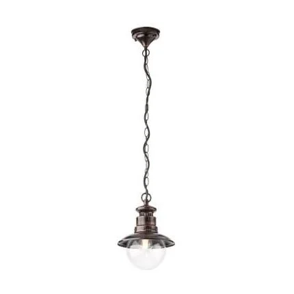 Suspesie pentru exterior Scott 9046, 1 x E27, negru cu patina cupru, Smarter
