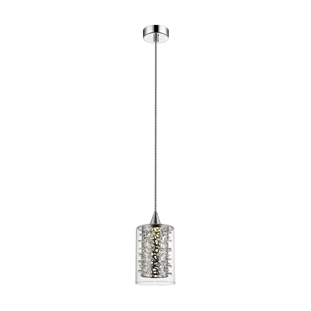 Suspensie FOREST SP1 crom & transparent KLAUSEN Charm Collection