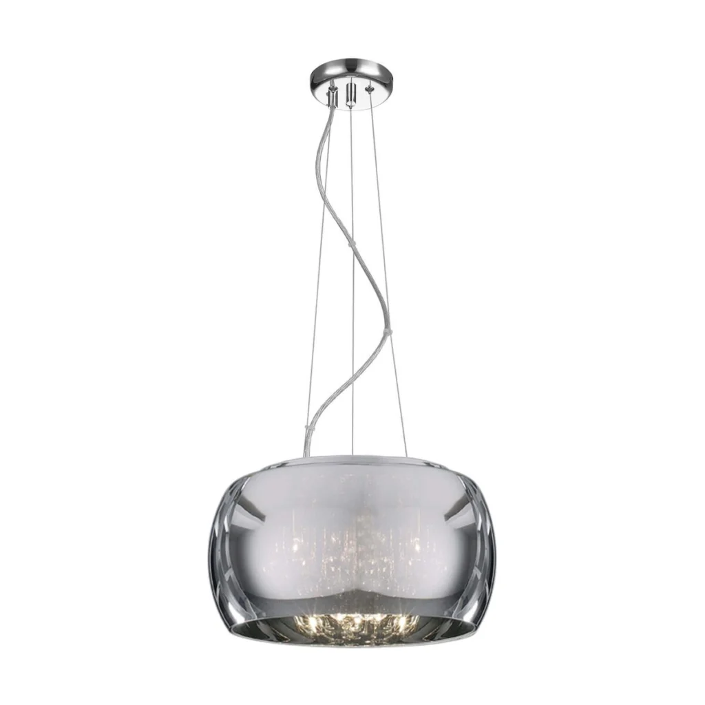 Suspensie ORCHIDE SP5 smoke & crom KLAUSEN Charm Collection