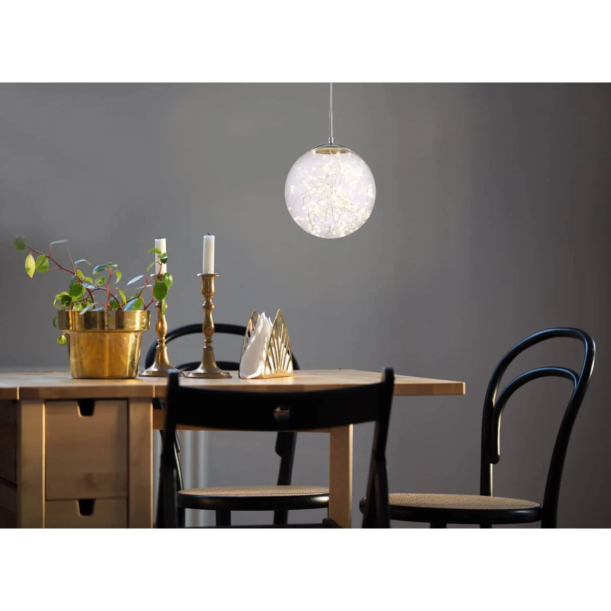 Suspensie STARS SP1 alb & crom KLAUSEN Charm Collection