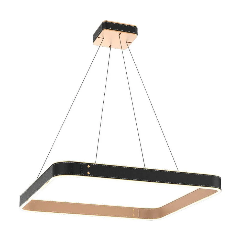 Suspensie LEATHER Q negru & maro 142028 KLAUSEN STATEMENT COLLECTION