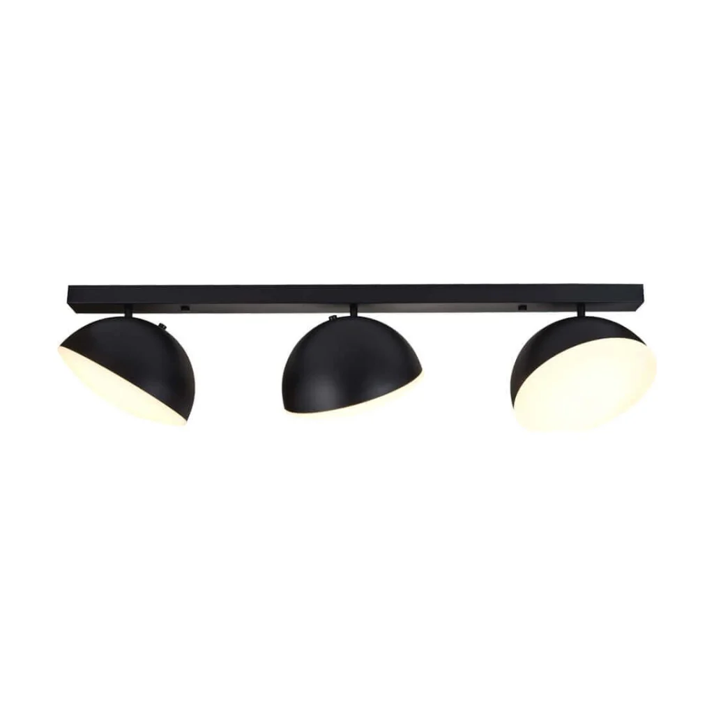 Plafonieră CROWD PL3 negru & alb KLAUSEN Scandi Collection