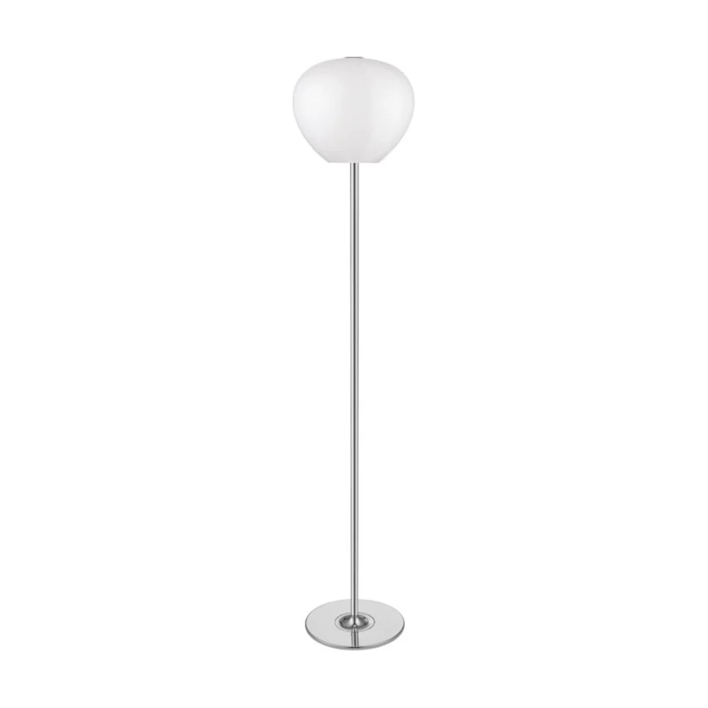 Lampadar ARAGON PT3 silver & alb opal KLAUSEN Timeless Collection