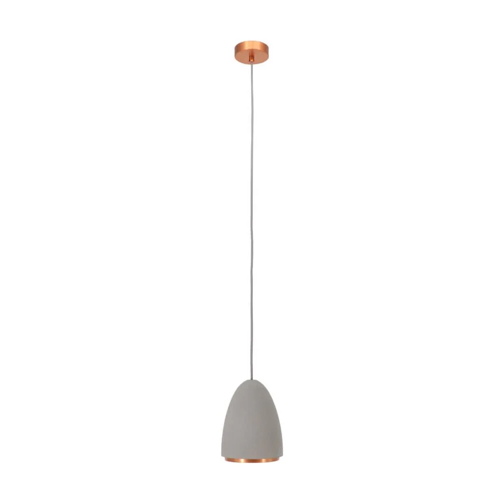 Suspensie CONCRETE SP1 gri & cupru KLAUSEN Scandi Collection