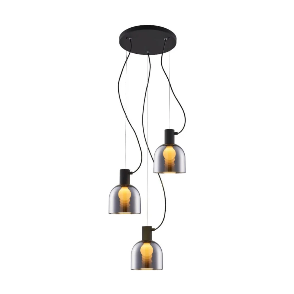 Suspensie FIRE SP3 negru & crom KLAUSEN Urban Collection