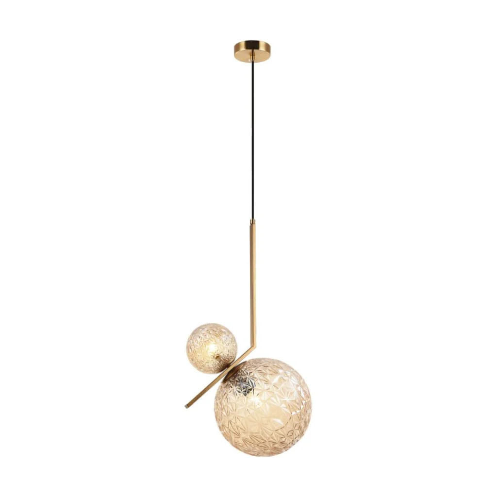 Suspensie JUNO SP2 ambra & gold KLAUSEN Timeless Collection