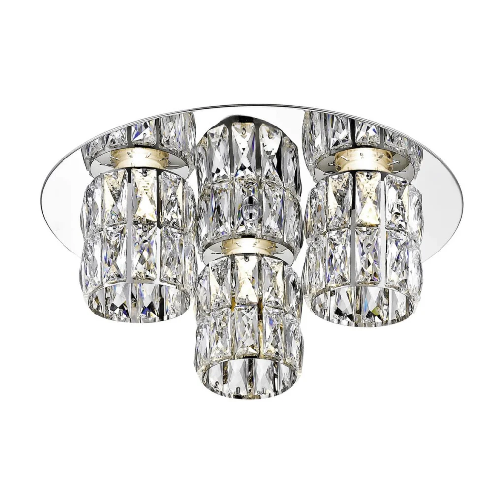 Plafonieră MAJESTIC PL3 crom KLAUSEN Charm Collection
