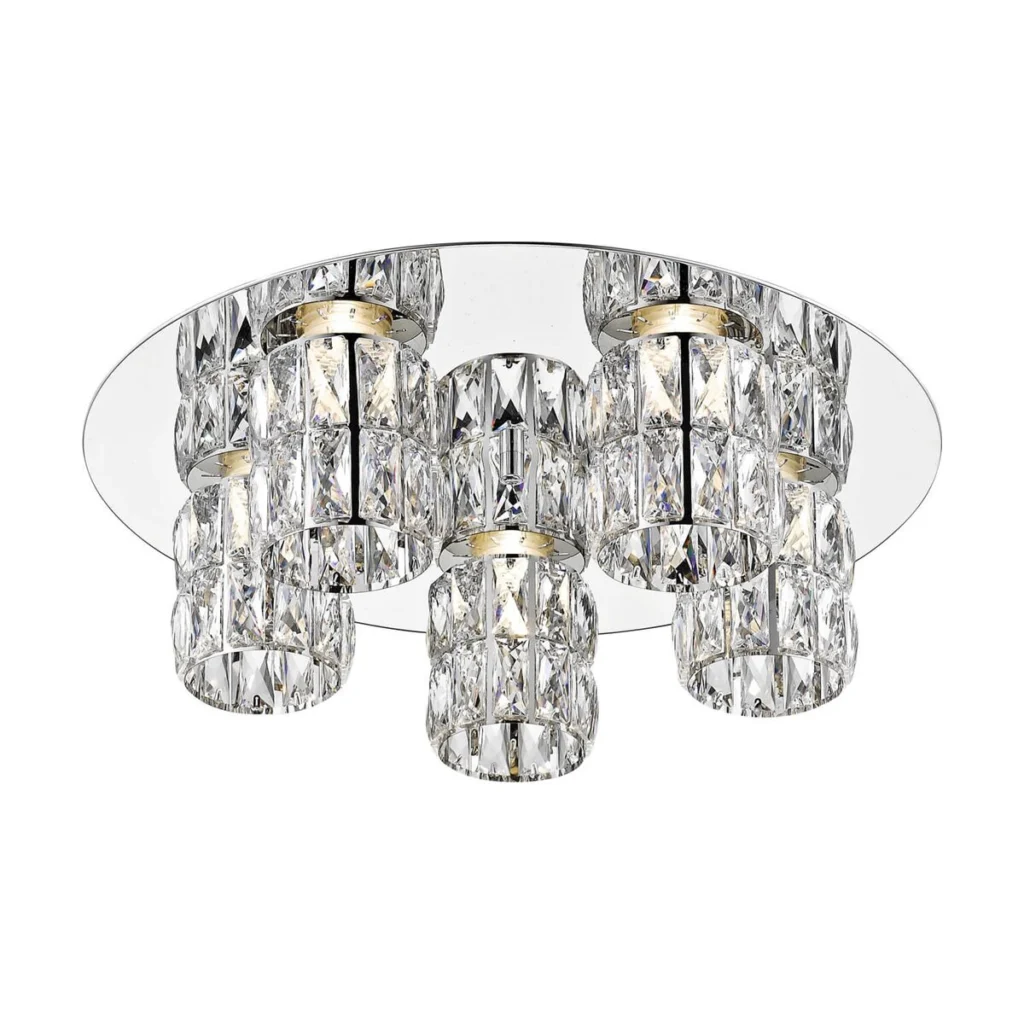 Plafonieră MAJESTIC PL5 crom KLAUSEN Charm Collection
