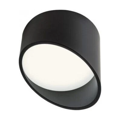 Plafoniera Redo moderna Uto negru mat 12 cm 12W alb cald 3000K