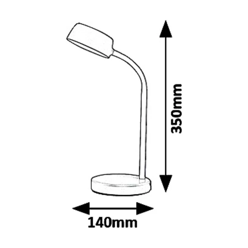 Veioza Berry albastru LED 4,5W 350lm 4000K 6780 Rabalux