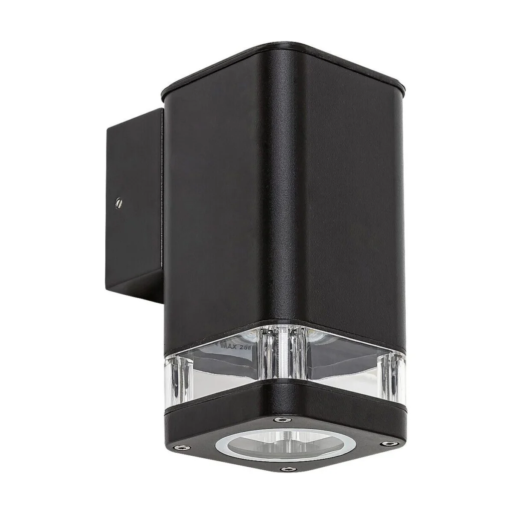 Aplică SINTRA de exterior 1xGU10 25W 230V IP44 neagră 7955 Rabalux