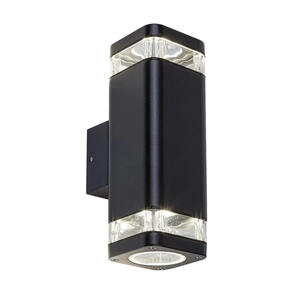 Aplică SINTRA de exterior 2xGU10 25W 230V IP44 neagră 7956 Rabalux
