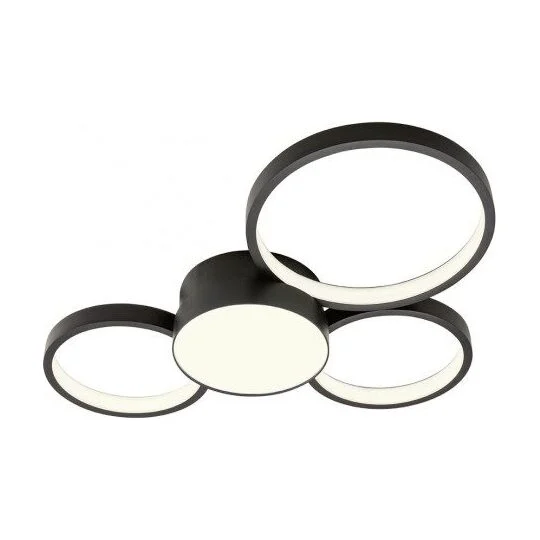 Plafoniera LED Cronos LED Neagra 50W 3000K 01-2538 Redo