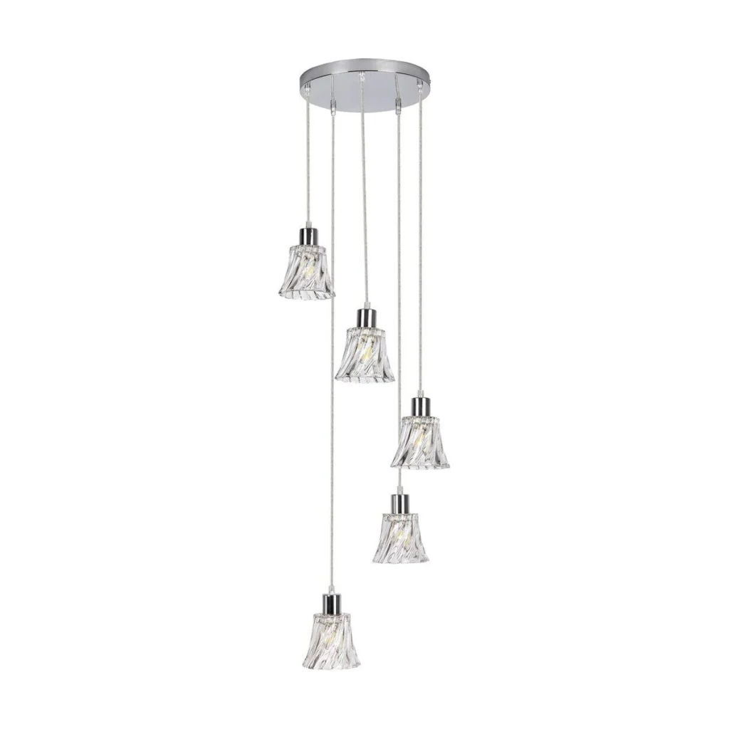 Lustra Hestia sticla transparenta E14 5Xmax40W 5305 Rabalux