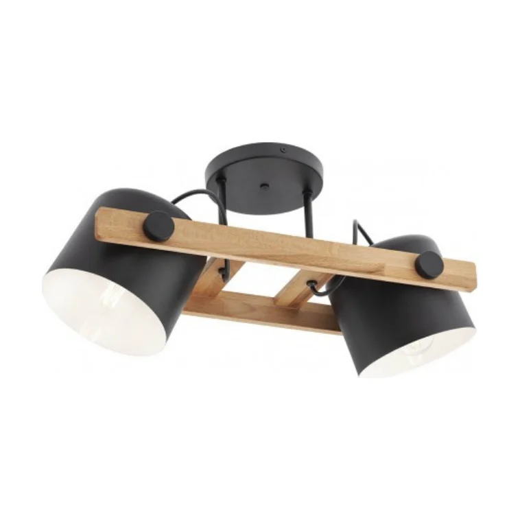 Plafoniera Pooh 01-2400 2xE27 neagra Smarter